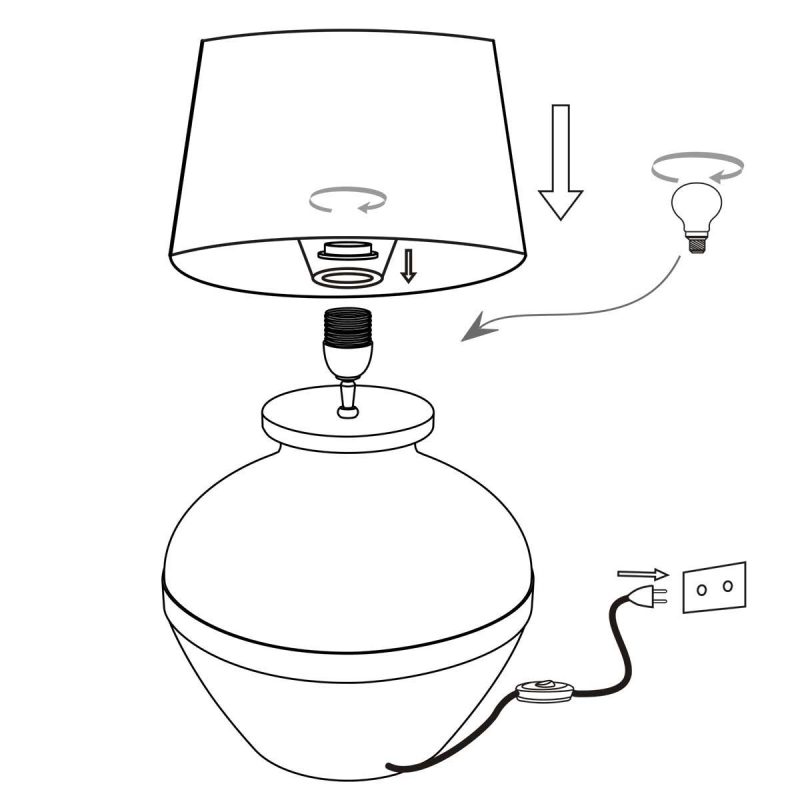 annelighting-tafellamp-lyons-zwart-houtlinnen-ø40cm-e27-3933zw-1