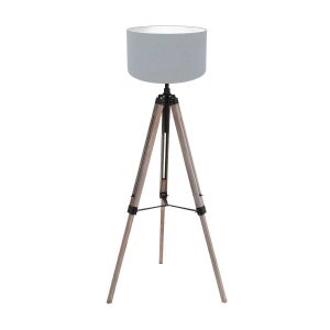 mexlite-vloerlamp-triek-zwart-houtlinnen-ø75cm-e27-4108zw-1