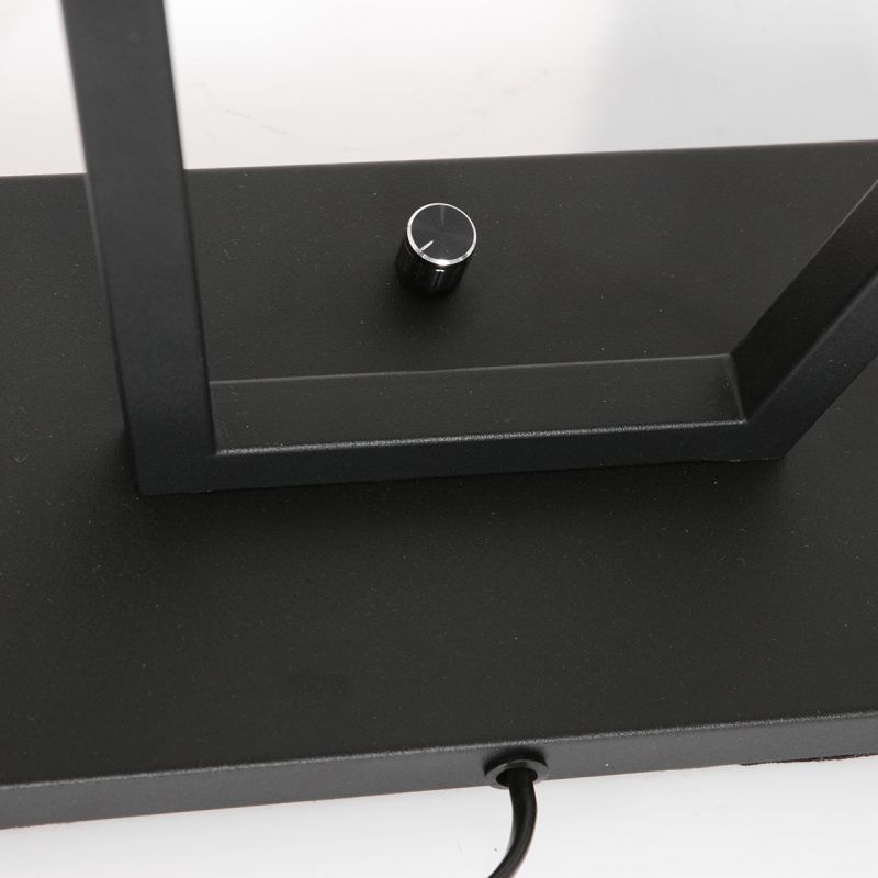 Zwarte design tafellamp met rieten lampenkap Steinhauer Stang - Afbeelding 13