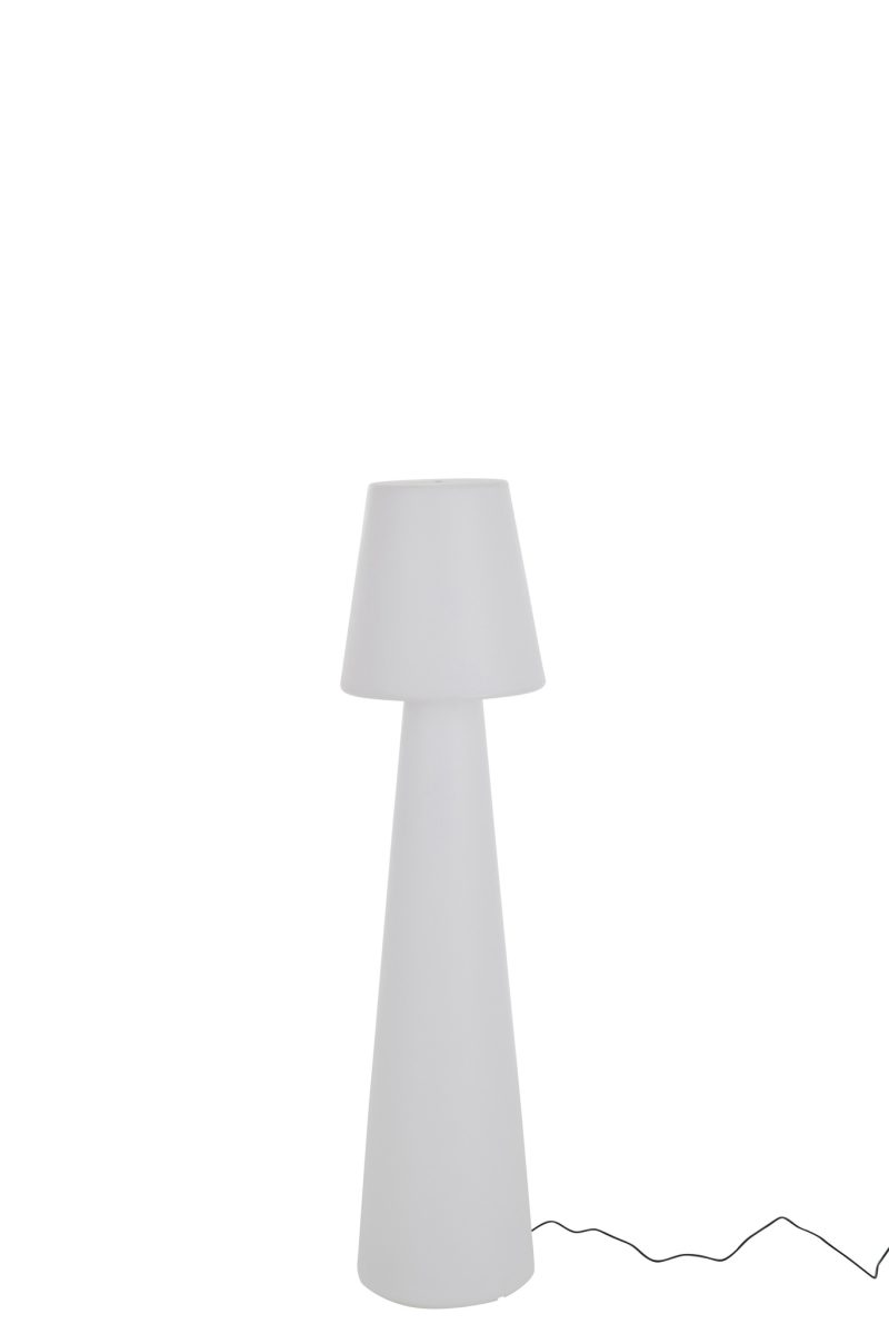 Moderne witte kegelvormige tafellamp Jolipa Chloe