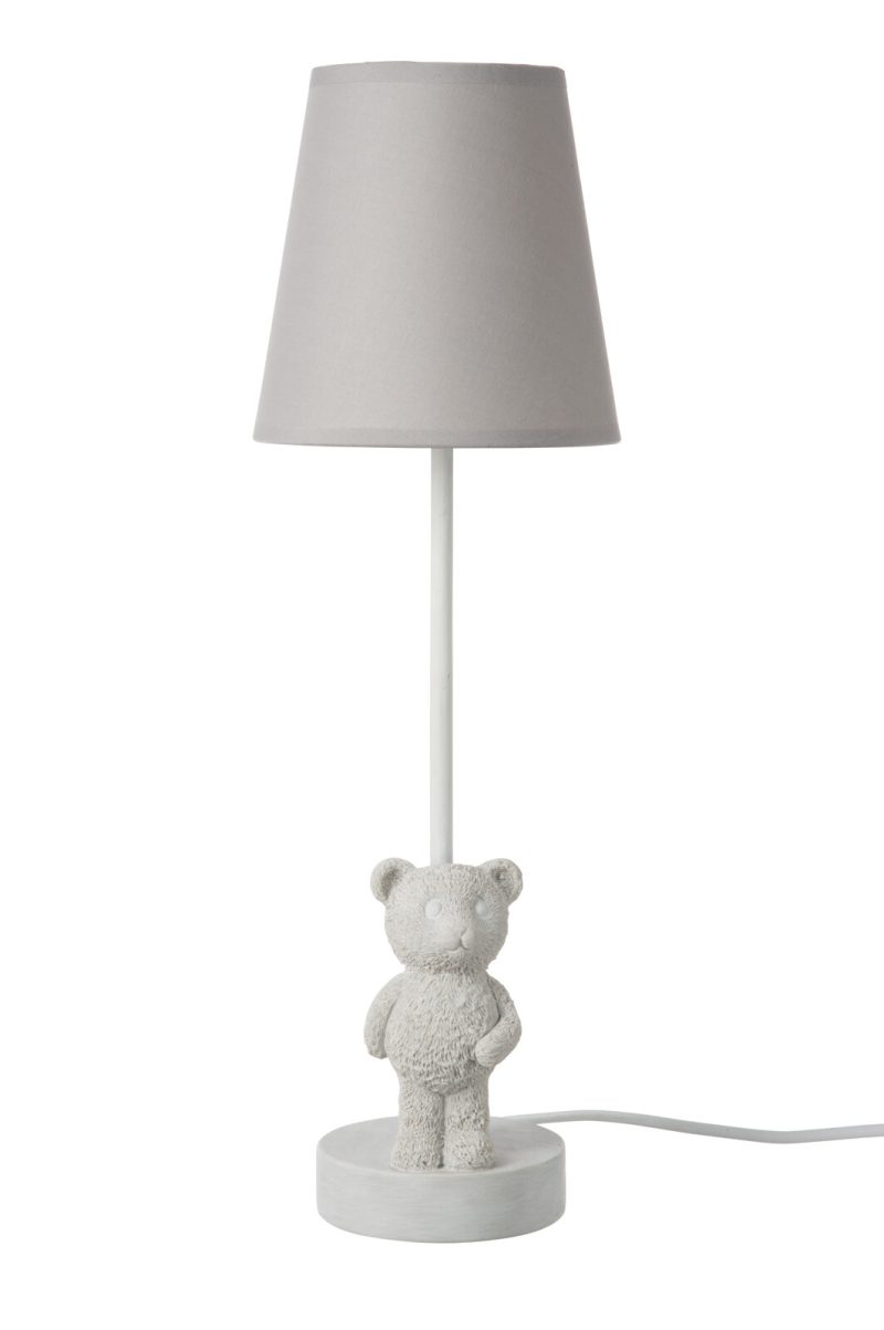Romantische witte tafellamp beer Jolipa Bear poly