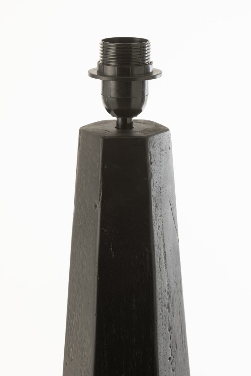 Moderne zwarte tafellamp trapezium Jolipa Fonzy - Afbeelding 4