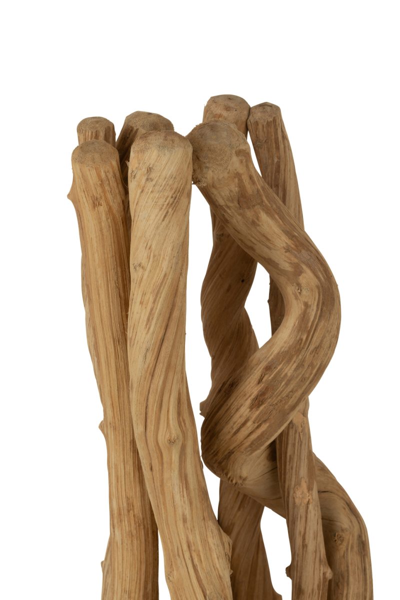 Houten natuurlijke tafellamp Jolipa Branch - Afbeelding 6