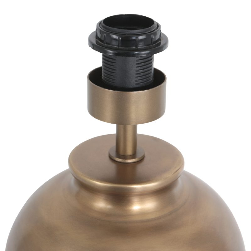 Bolvormige messing tafellamp Steinhauer Brass - Afbeelding 13
