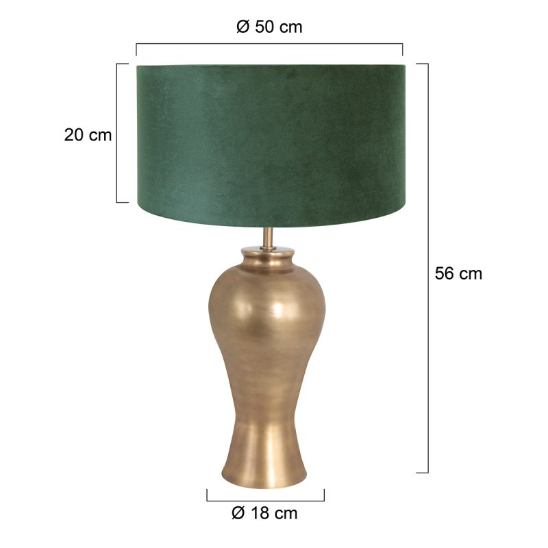 Bolvormige messing tafellamp Steinhauer Brass - Afbeelding 6