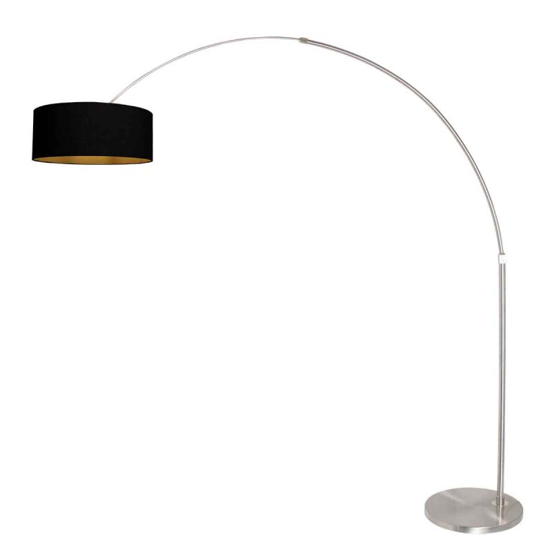 Grijze vloerlamp met grote boog Steinhauer Sparkled light - Afbeelding 2