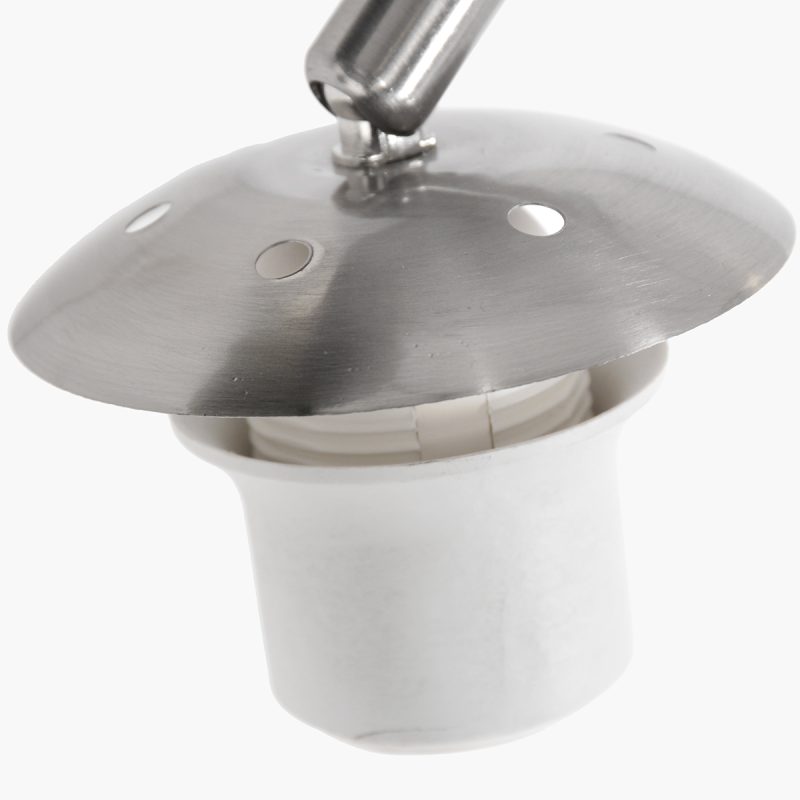 Grijze vloerlamp met grote boog Steinhauer Sparkled light - Afbeelding 4
