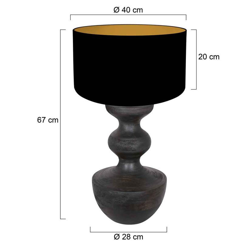 annelighting-tafellamp-lyons-zwart-houtlinnen-ø40cm-e27-3972zw-1