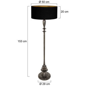 annelighting-vloerlamp-bois-zwart-houtlinnen-ø50cm-e27-3961zw-1