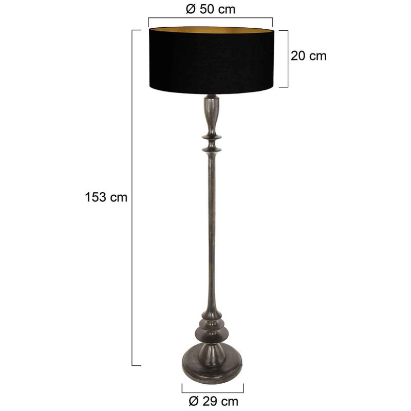 annelighting-vloerlamp-bois-zwart-houtlinnen-ø50cm-e27-3961zw-1