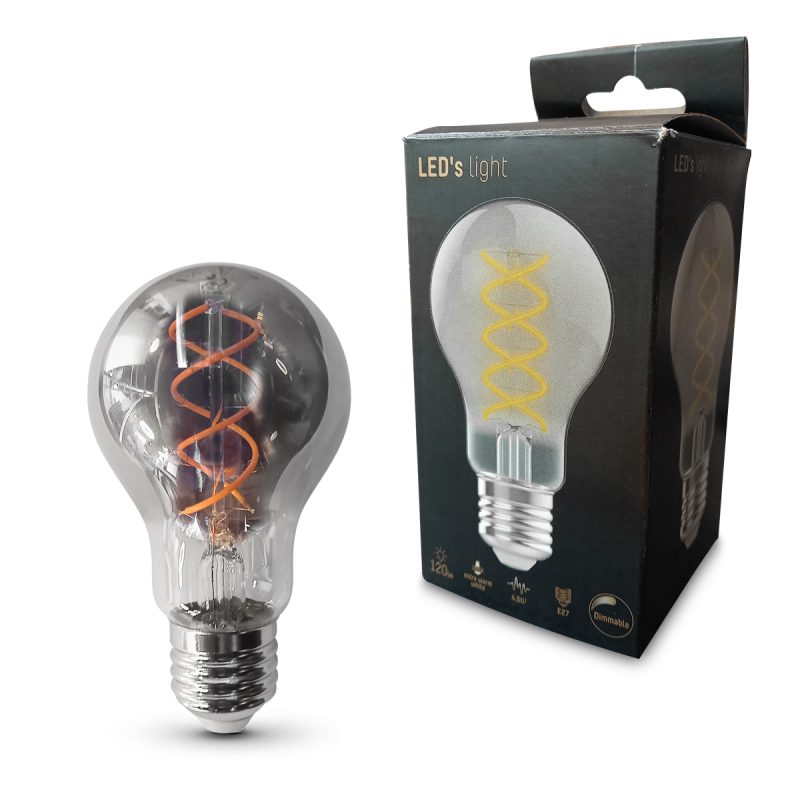 Dimbare lichtbron met rookglas E27 Mexlite - Afbeelding 2