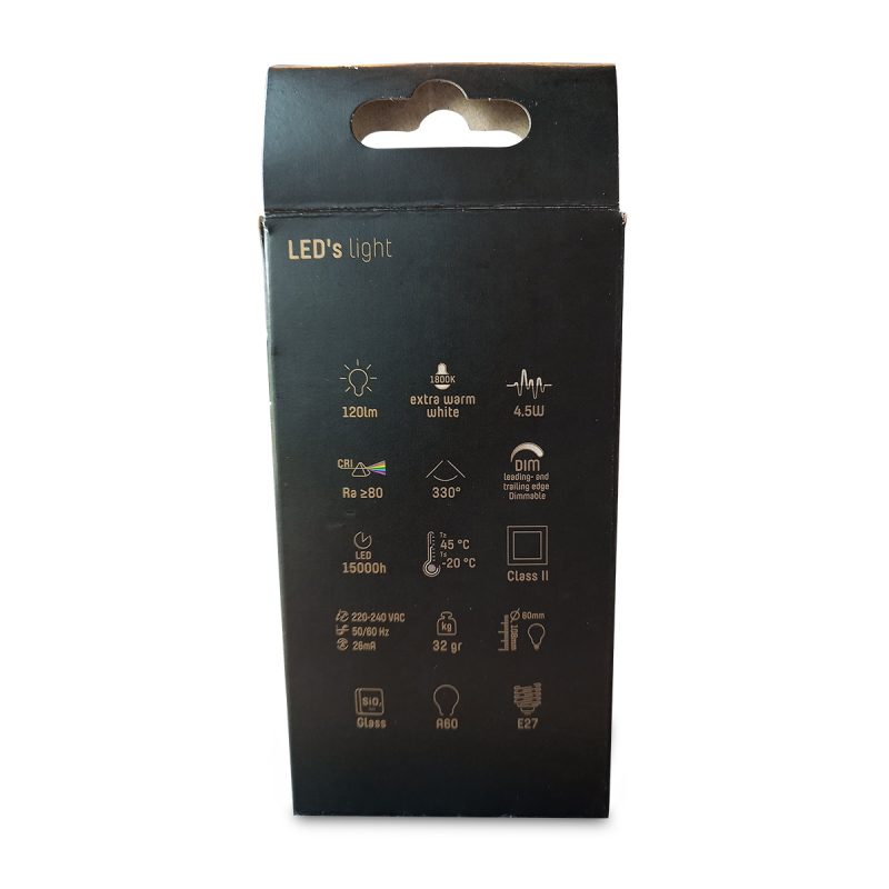 Dimbare lichtbron met rookglas E27 Mexlite - Afbeelding 3