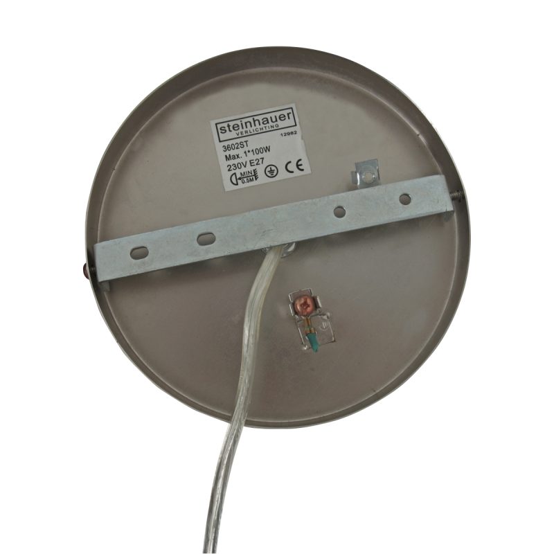 Moderne stoffen stalen hanglamp Steinhauer Sparkled light - Afbeelding 11