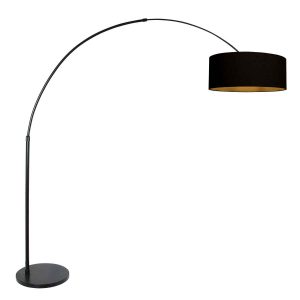 zwarte-vloerlamp-boog-steinhauer-sparkled-light-3965zw