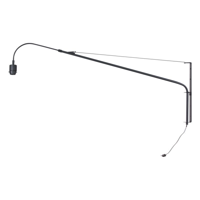 Zwarte wandlamp met lange boog Steinhauer Elegant classy - Afbeelding 9