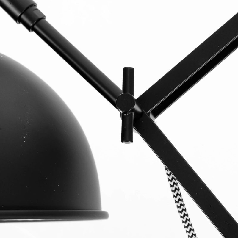 Industriële zwarte wandlamp metaal It's About RoMi Aberdeen - Afbeelding 3