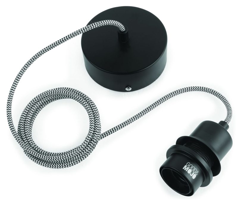Zwarte vintage hanglampen rubber GOOD&MOJO Amazon - Afbeelding 6