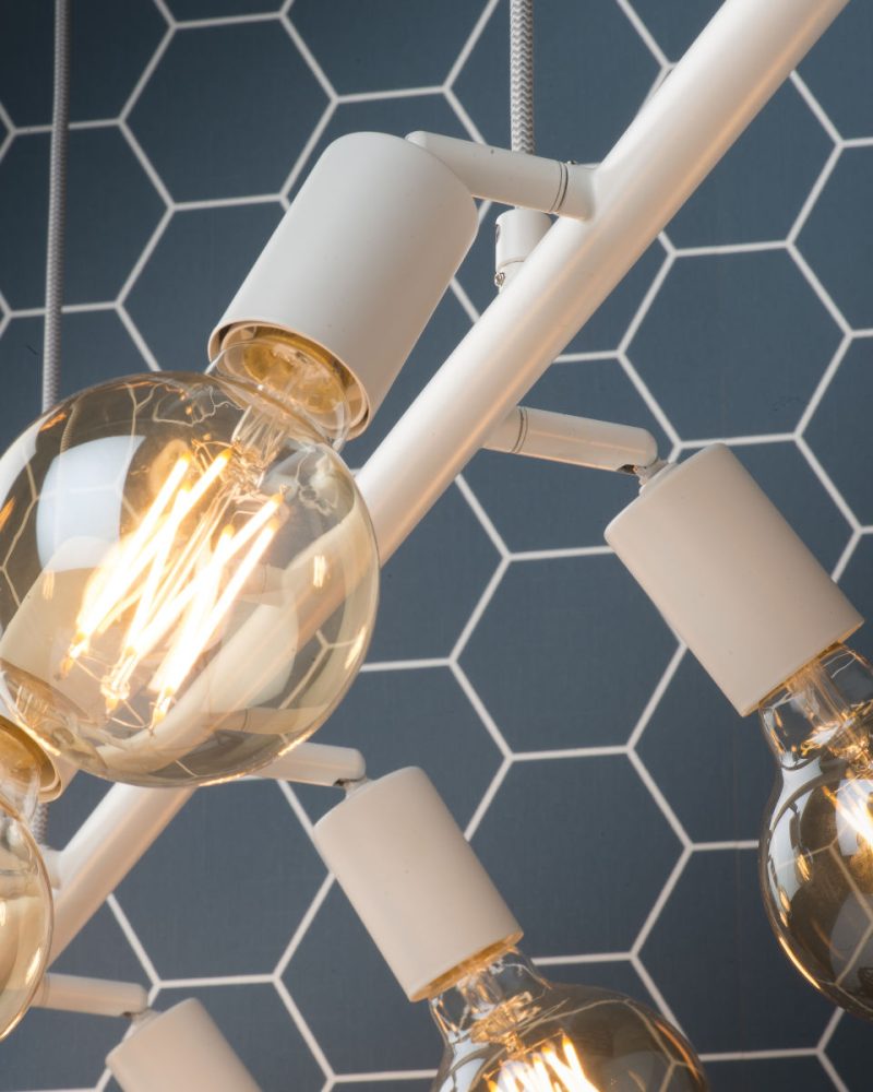 8-lichts stangvormige hanglamp wit It's About RoMi Miami - Afbeelding 3