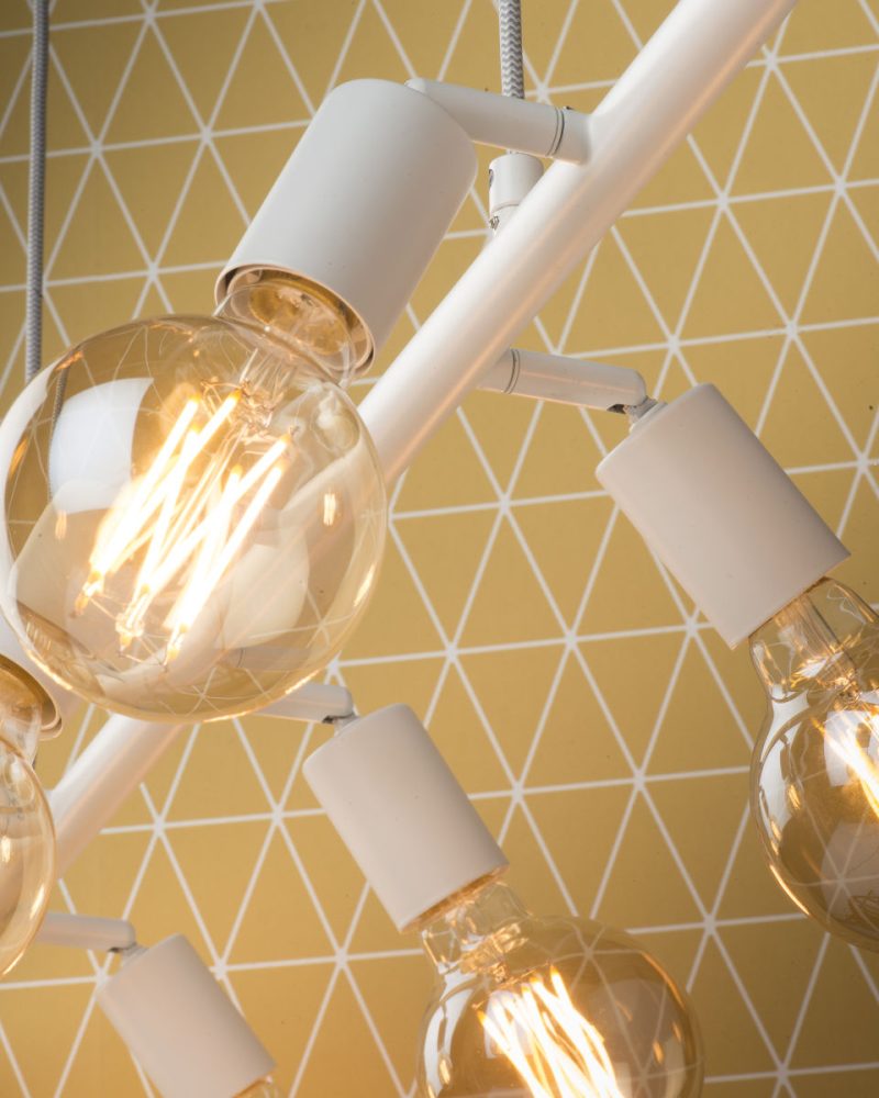 8-lichts stangvormige hanglamp wit It's About RoMi Miami - Afbeelding 4