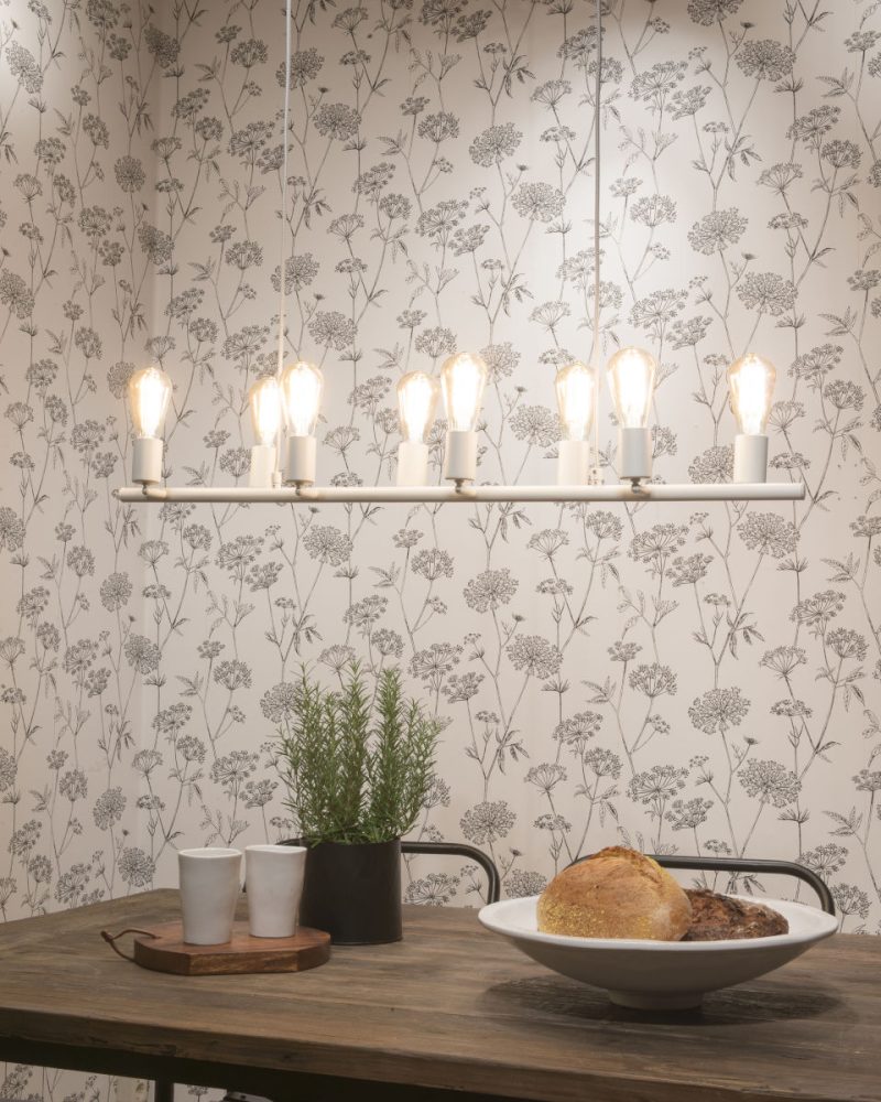 8-lichts stangvormige hanglamp wit It's About RoMi Miami - Afbeelding 5