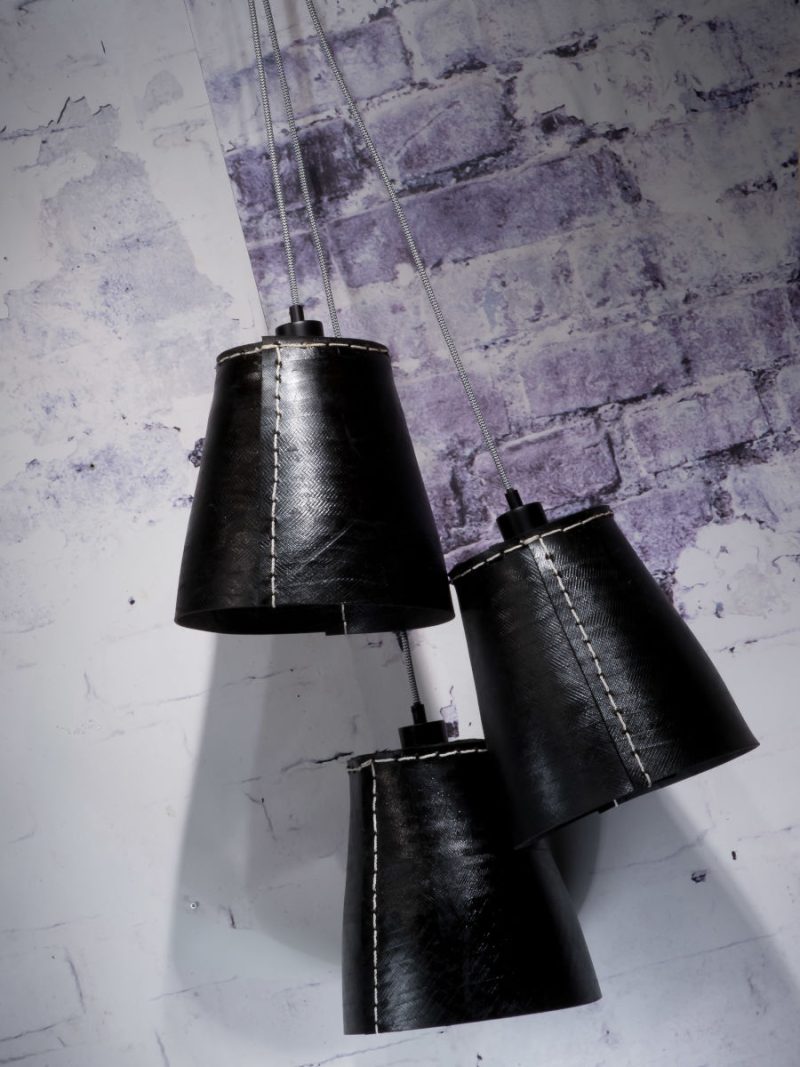 Rubberen zwarte vintage hanglampen GOOD&MOJO Amazon - Afbeelding 3