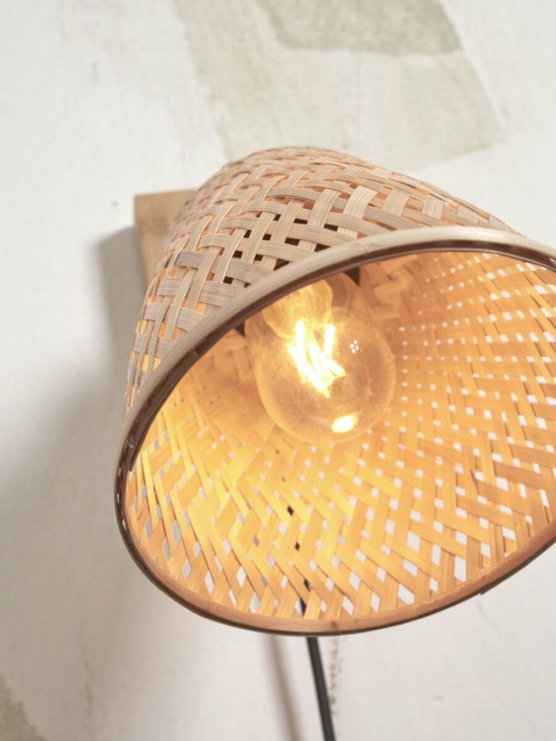 Bamboe boheems naturel wandlamp GOOD&MOJO Java - Afbeelding 7