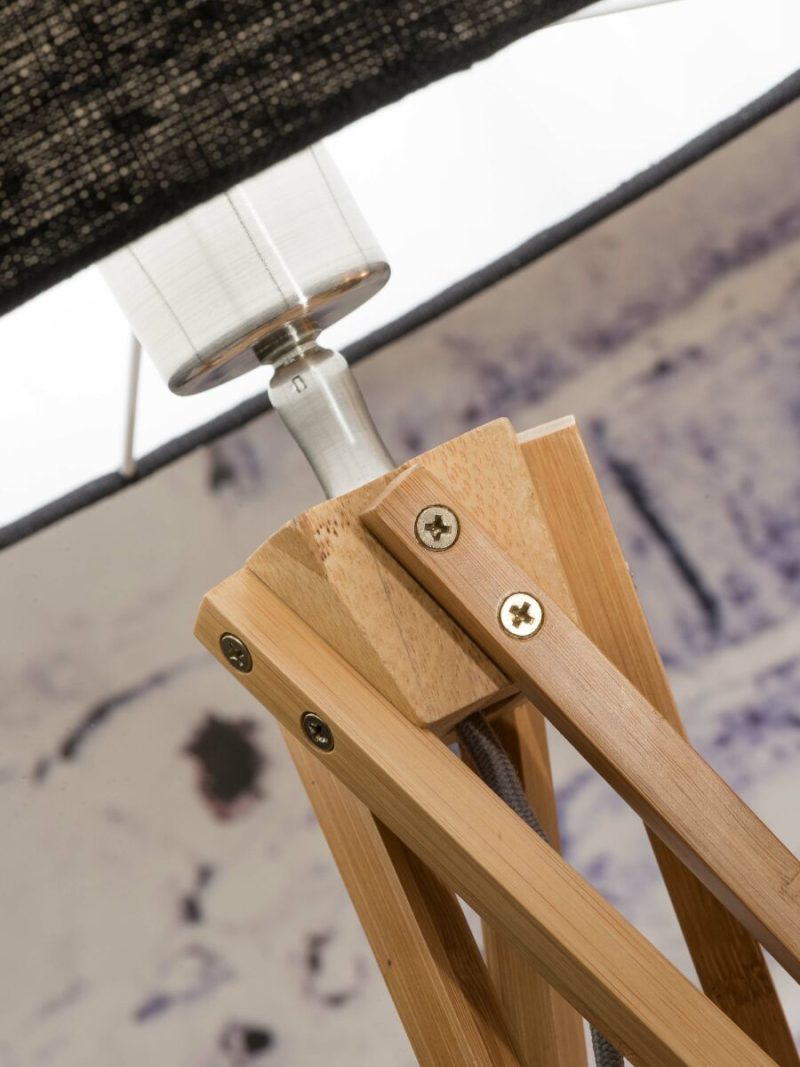 Bamboe bohemian hanglamp zwart naturel GOOD&MOJO Java - Afbeelding 8