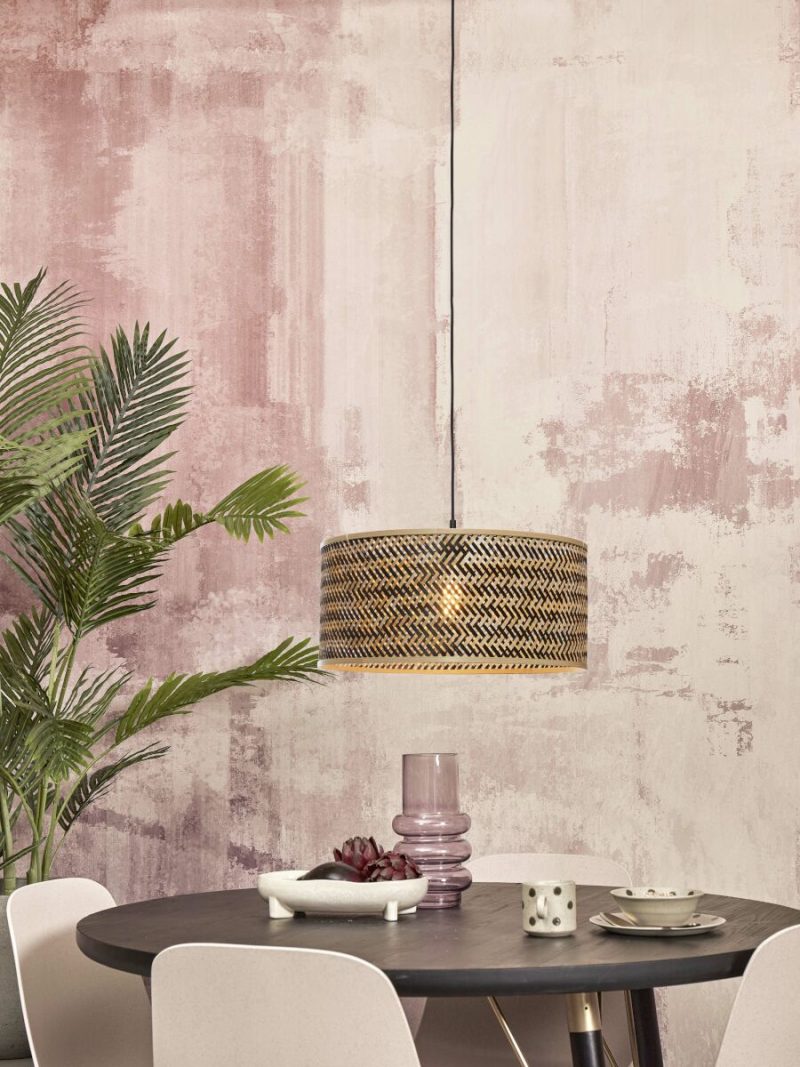 Bamboe bohemian hanglamp zwart naturel GOOD&MOJO Java - Afbeelding 9