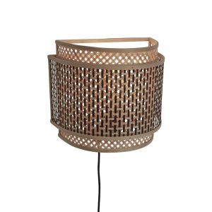 bamboe-bohemian-wandlamp-naturel-zwart-good-&-mojo-bhutan-bhutan/w32/bn