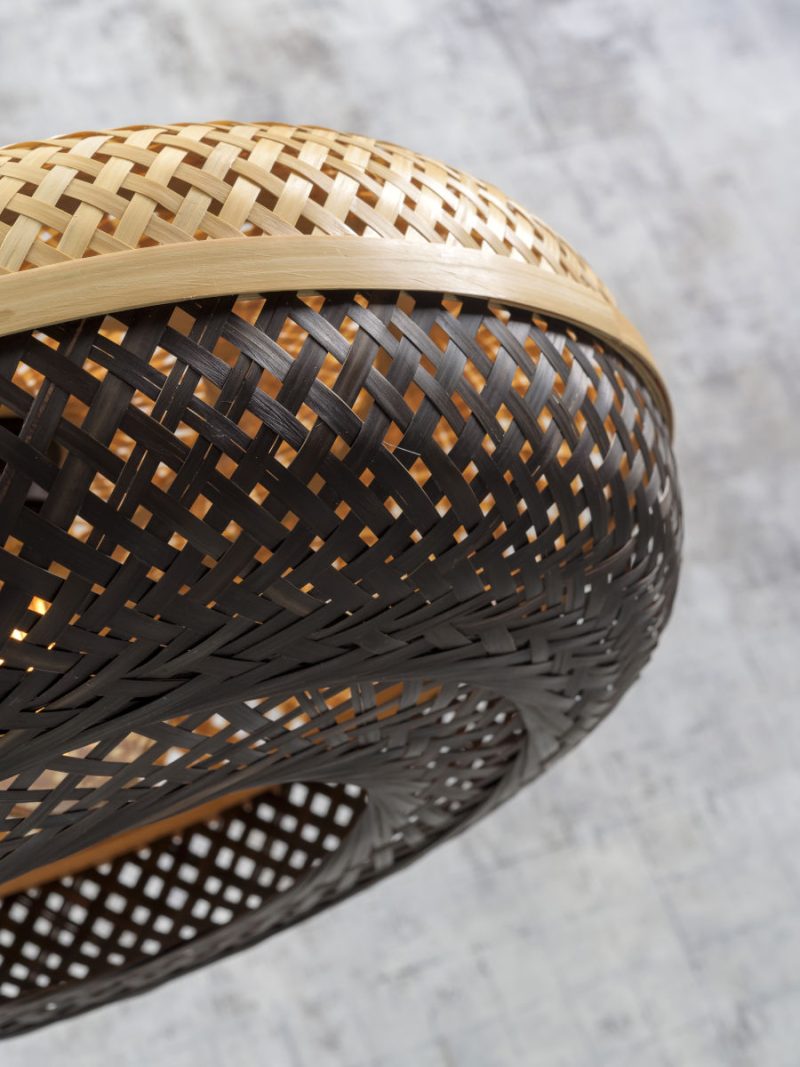 Bamboe hanglamp bohemian zwart GOOD&MOJO Palawan - Afbeelding 3