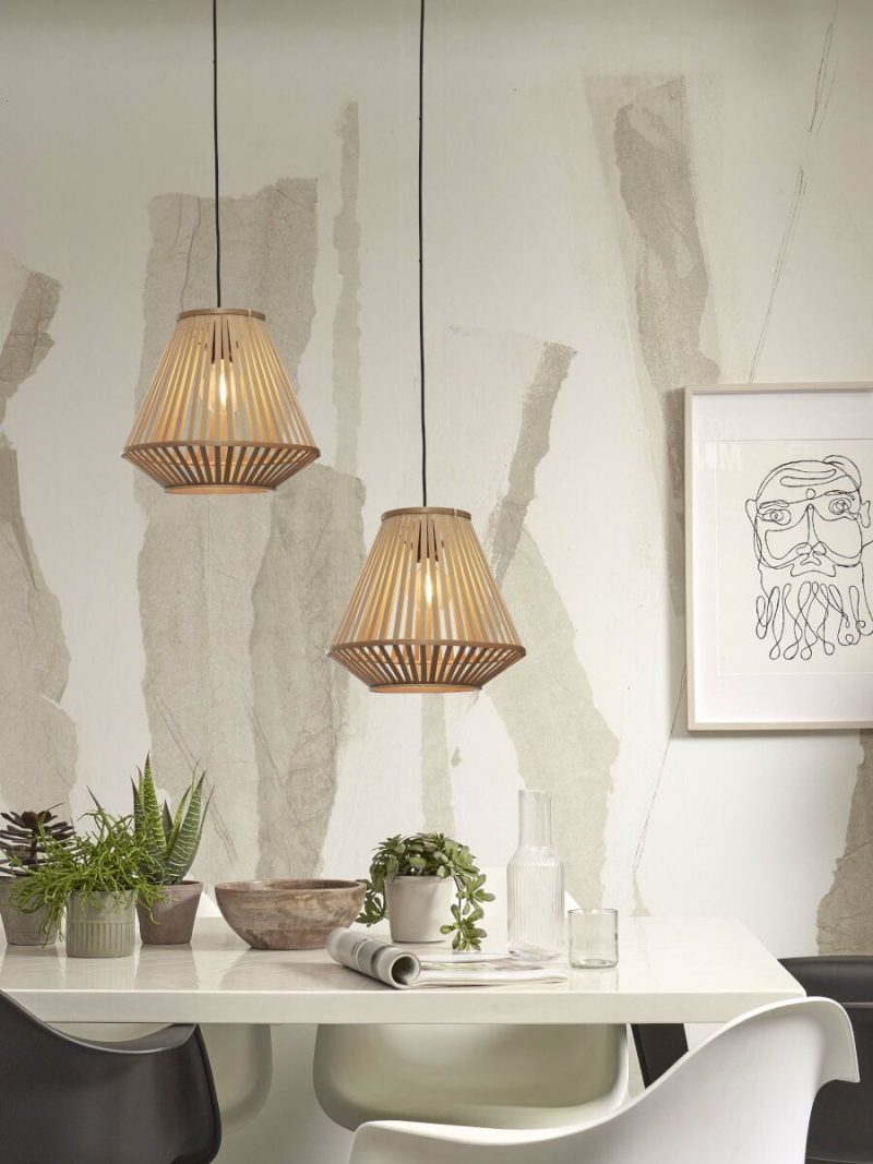 Bamboe hanglamp naturel lantaarn GOOD&MOJO Merapi - Afbeelding 5