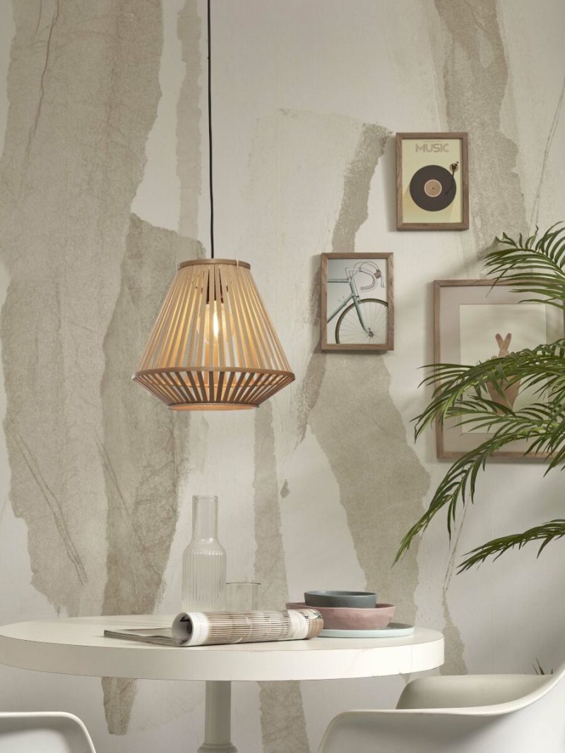 Bamboe hanglamp naturel lantaarn GOOD&MOJO Merapi - Afbeelding 9