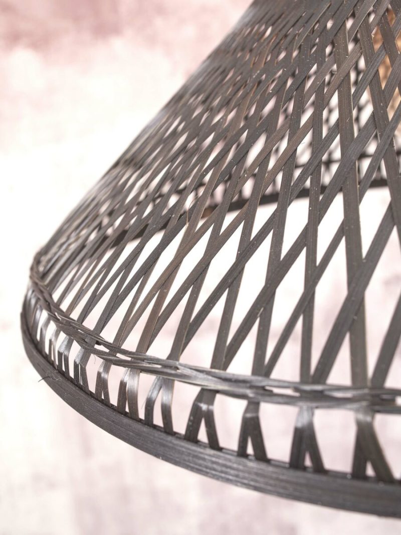 Bamboe metalen zwarte boheemse hanglamp GOOD&MOJO Tahiti - Afbeelding 7