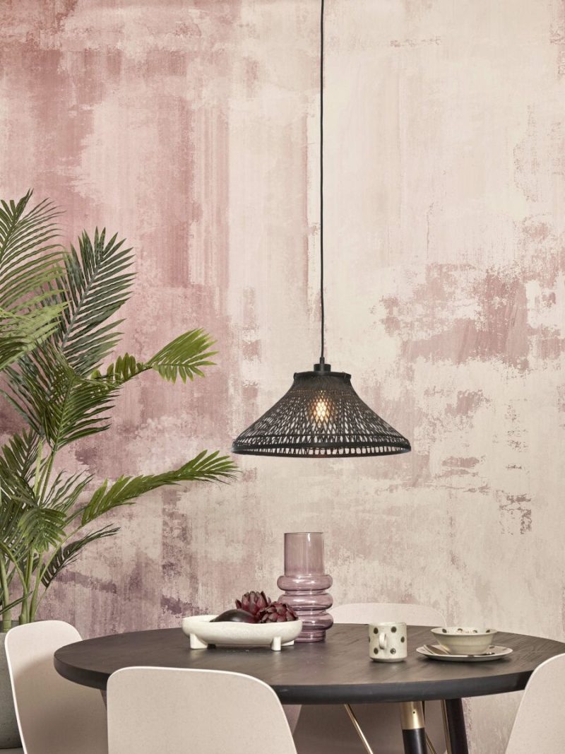 Bamboe metalen zwarte boheemse hanglamp GOOD&MOJO Tahiti - Afbeelding 9