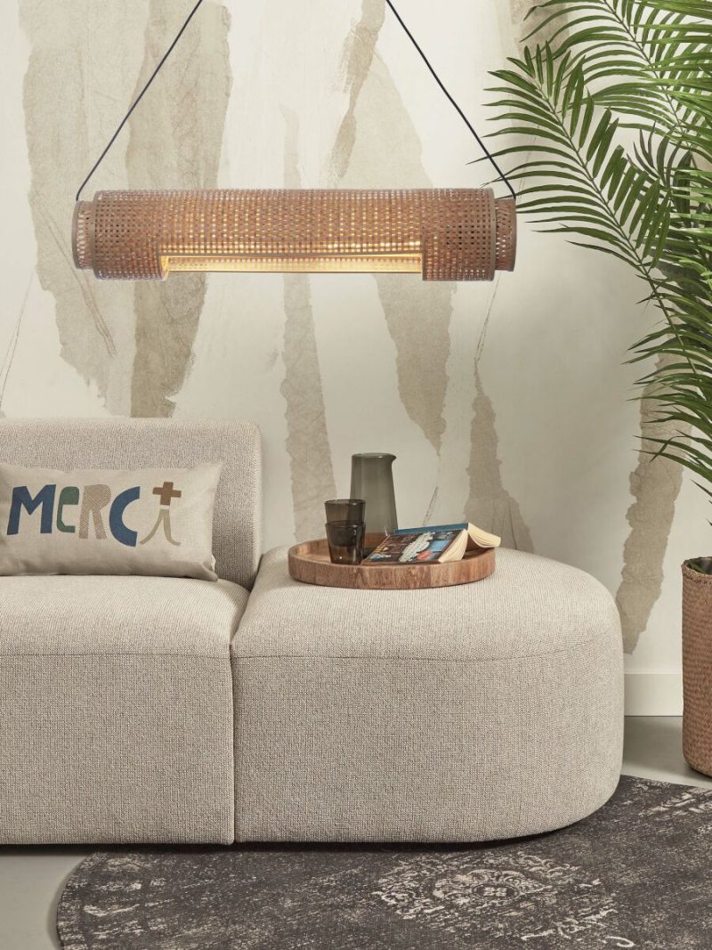 Bamboe naturel bohemian hanglamp GOOD&MOJO Bhutan - Afbeelding 11