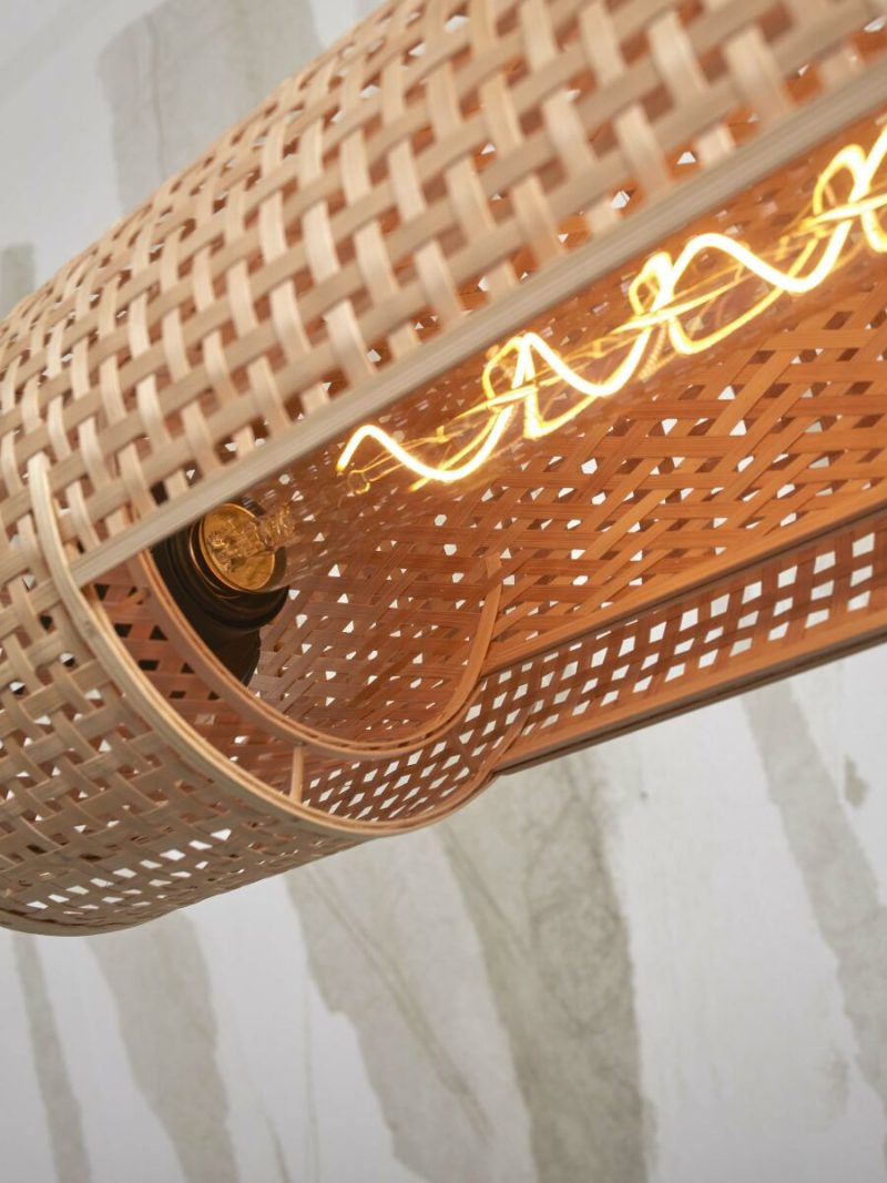 Bamboe naturel bohemian hanglamp GOOD&MOJO Bhutan - Afbeelding 4