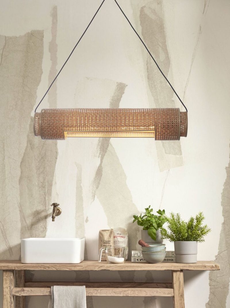 Bamboe naturel bohemian hanglamp GOOD&MOJO Bhutan - Afbeelding 9