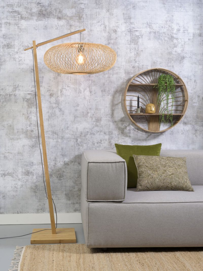Bamboe naturel bohemian vloerlamp GOOD&MOJO Cango - Afbeelding 2