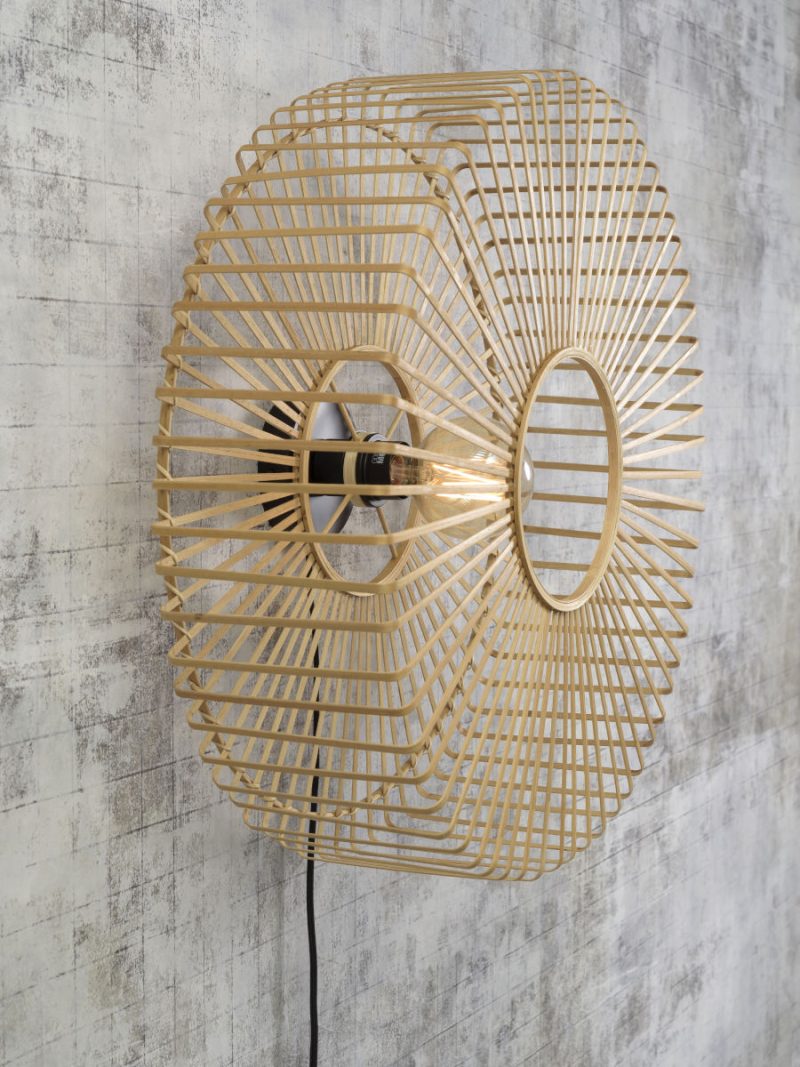 Bamboe naturel bohemian wandlamp GOOD&MOJO Bromo - Afbeelding 11