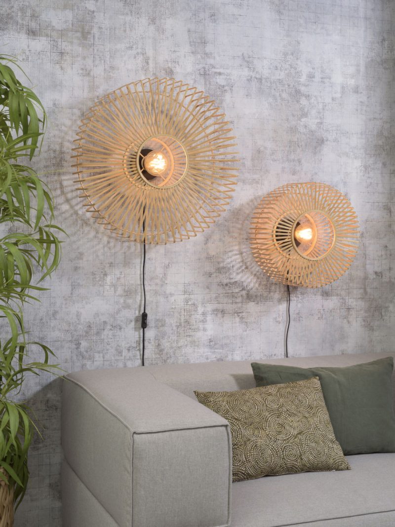 Bamboe naturel bohemian wandlamp GOOD&MOJO Bromo - Afbeelding 9