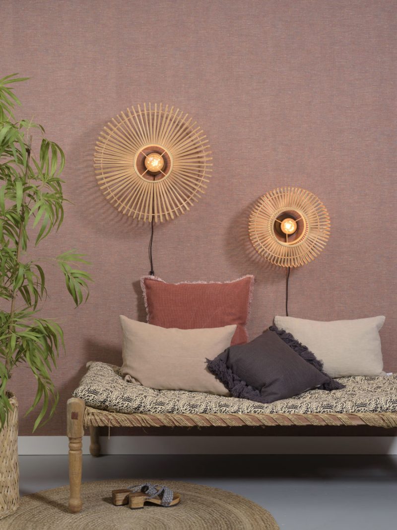 Bamboe naturel bohemian wandlamp GOOD&MOJO Bromo - Afbeelding 10