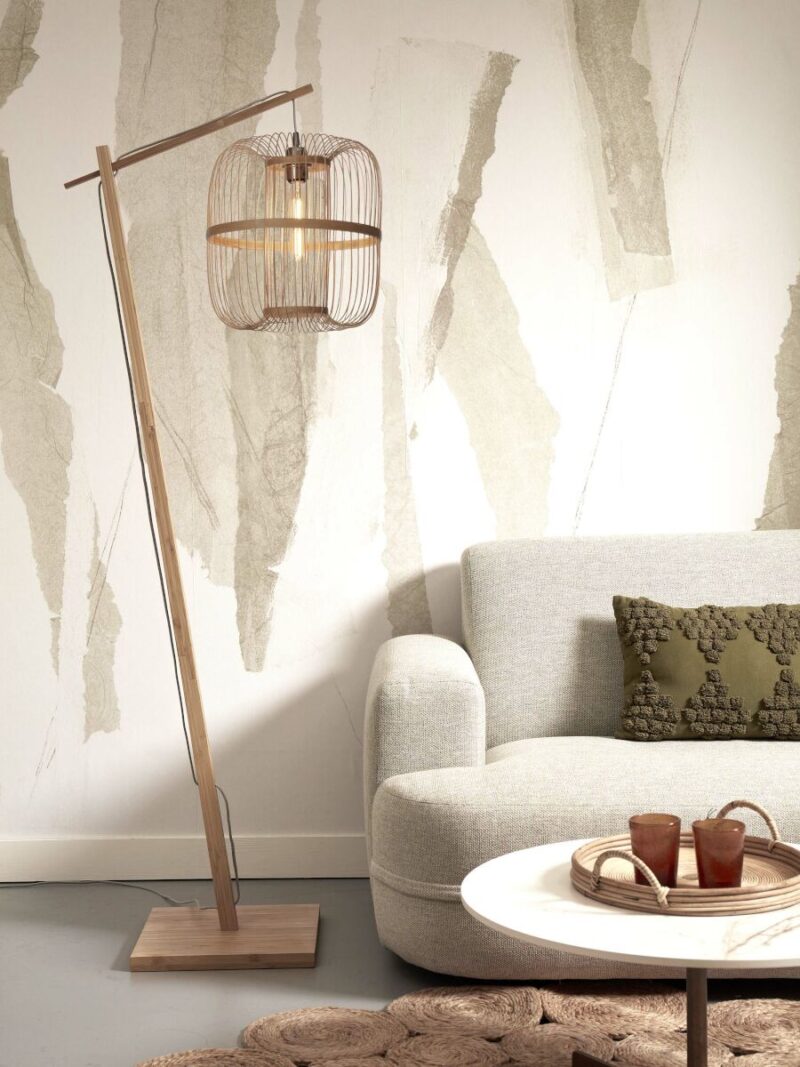 Bamboe naturel oosters vloerlamp GOOD&MOJO Hokkaido - Afbeelding 2