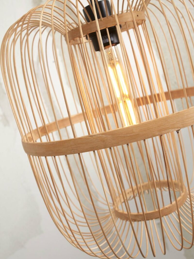 Bamboe naturel oosters vloerlamp GOOD&MOJO Hokkaido - Afbeelding 3