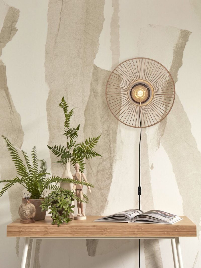 Bamboe naturel oosterse wandlamp GOOD&MOJO Hokkaido - Afbeelding 5