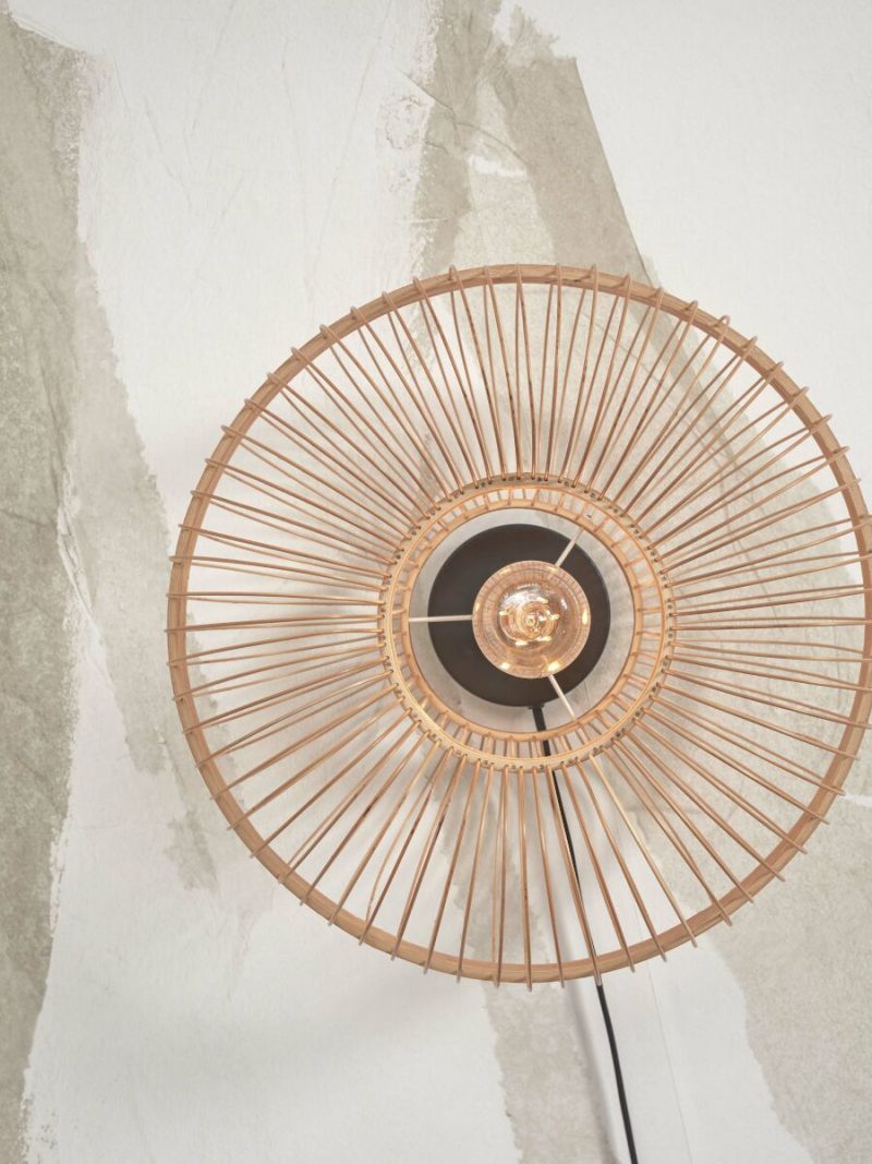 Bamboe naturel oosterse wandlamp GOOD&MOJO Hokkaido - Afbeelding 7