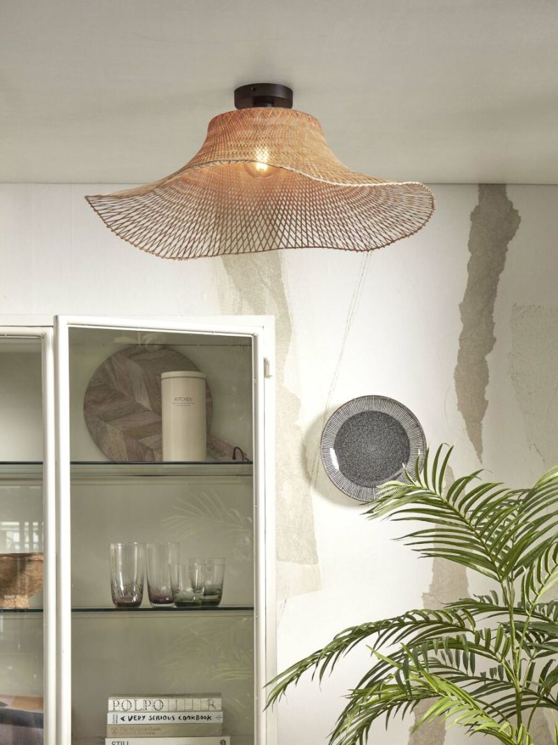 Bamboe naturel plafonnière boheems GOOD&MOJO Ibiza - Afbeelding 5