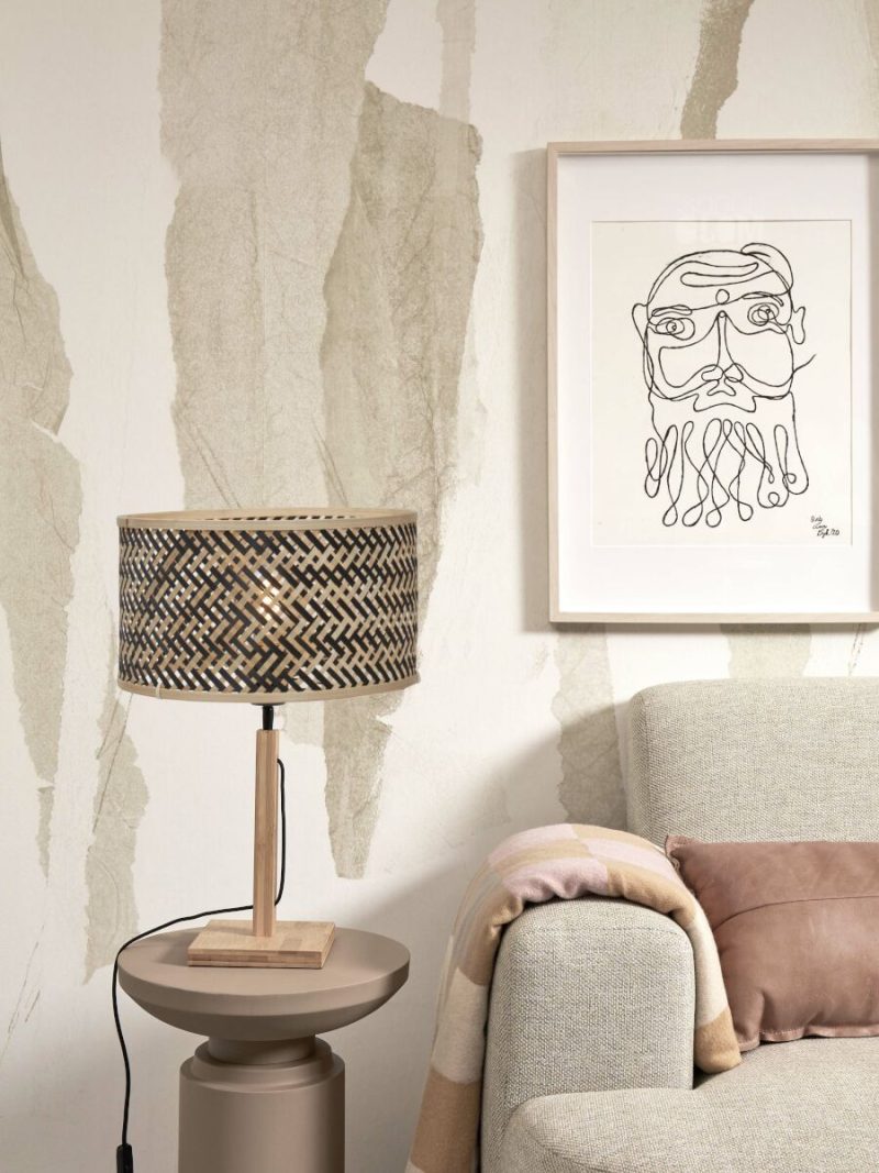 Bamboe naturel zwart boheemse tafellamp GOOD&MOJO Java - Afbeelding 2