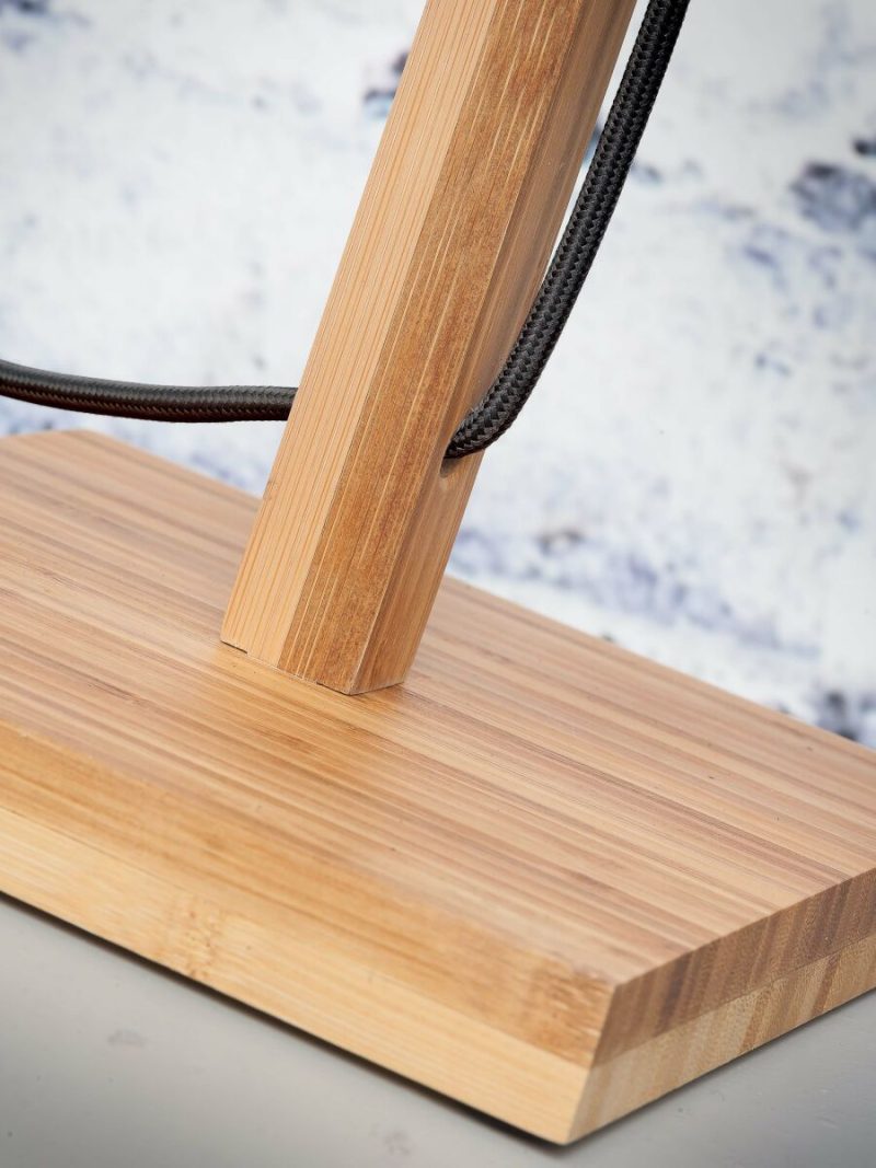 Bamboe naturel zwart boheemse tafellamp GOOD&MOJO Java - Afbeelding 8