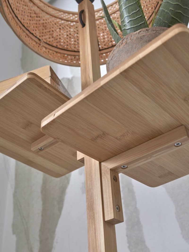 Bamboe naturel zwarte boheemse vloerlamp GOOD&MOJO Java - Afbeelding 7