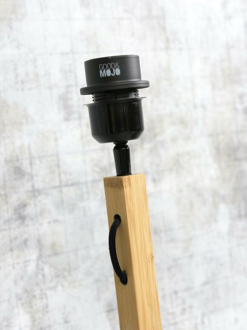 Bamboe naturel zwarte boheemse vloerlamp GOOD&MOJO Java - Afbeelding 10